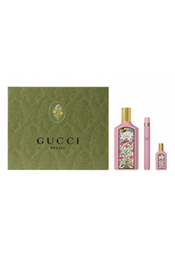 Flora by Gucci Gorgeous Gardenia Eau de Parfum Подарочный набор (парфюмированная вода 100 мл + ручка 10 мл + миниатюра 5 мл)