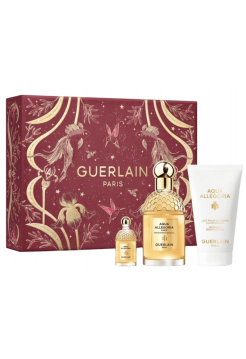 Guerlain Aqua Allegoria Forte Mandarine Basilic Подарочный набор (парфюмированная вода 75 мл + лосьон для тела 75 мл + миниатюра 7.5 мл)