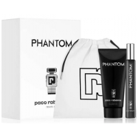 Paco Rabanne Phantom Подарочный набор (туалетная вода 10 мл + гель для душа 75 мл + сумочка)