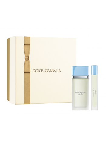 D&G Light Blue Подарочный набор (туалетная вода 50 мл + миниатюра 10 мл)