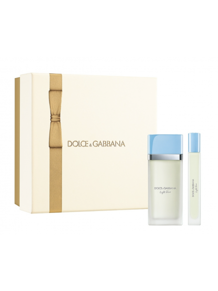 D&G Light Blue Подарочный набор (туалетная вода 50 мл + миниатюра 10 мл)