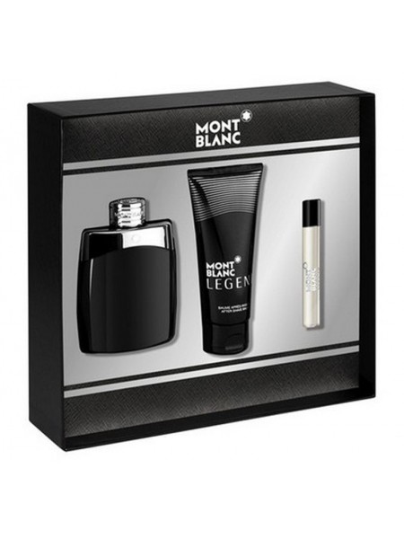 Montblanc Legend Подарочный набор (туалетная вода 100 мл + бальзам после бритья 100 мл + миниатюра 7.5 мл)
