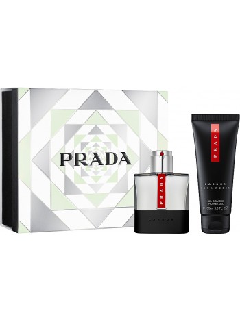 Prada Luna Rossa Carbon Подарочный набор (туалетная вода 50 мл + гель для душа 100 мл)