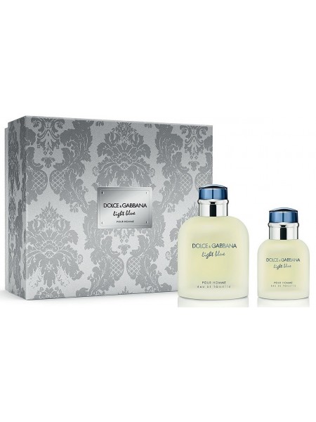D&G Light Blue Pour Homme Подарочный набор (туалетная вода 125 мл + туалетная вода 40 мл) D&G Light Blue Pour Homme Подарочный набор (туалетная вода 125 мл + туалетная вода 40 мл)