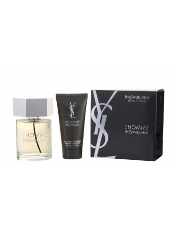 Yves Saint Laurent L'Homme Подарочный набор (туалетная вода 100 мл + гель для душа 100 мл)