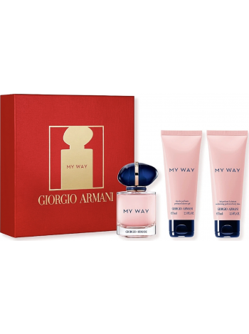 Armani My Way Подарочный набор (парфюмированная вода 50 мл + лосьон для тела 75 мл + гель для душа 75 мл)