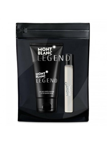 Montblanc Legend Подарочный набор (миниатюра 7.5 мл + бальзам после бритья 50 мл)