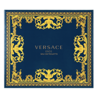 Versace Eros подарочный набор (туалетная вода 100 мл + миниатюра 10 мл + гель для душа 150 мл)