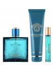 Versace Eros подарочный набор (туалетная вода 100 мл + миниатюра 10 мл + гель для душа 150 мл)