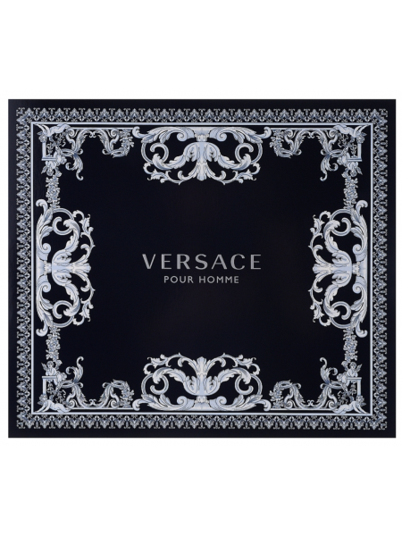 Versace Pour Homme Подарочный набор (туалетная вода 100 мл + миниатюра 10 мл + шампунь 150 мл)