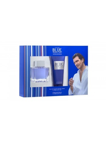 Antonio Banderas Blue Seduction for Men Подарочный набор (туалетная вода 100 мл + бальзам после бритья 75 мл)