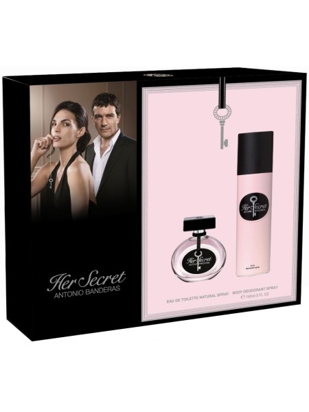 Antonio Banderas Her Secret Подарочный набор (туалетная вода 50 мл + дезодорант-спрей 150 мл)