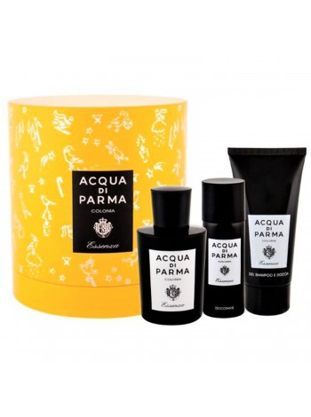 Acqua di Parma Essenza di Colonia Подарочный набор (одеколон 100 мл + гель для душа 75 мл + стиковый дезодорант 50 мл)