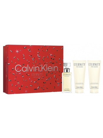 Calvin Klein Eternity for Women Подарочный набор (парфюмированная вода 50 мл + лосьон для тела 100 мл + гель для душа 100 мл)