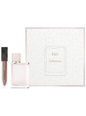 Burberry Her Подарочный набор (парфюмированная вода 50 мл + помада Liquid Lip Velvet-№ 05 Fawn)