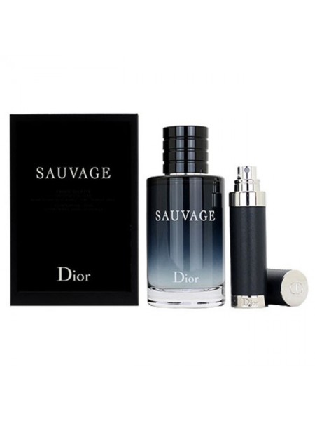 Dior Sauvage 2015 Подарочный набор (туалетная вода 100 мл + миниатюра 10 мл)