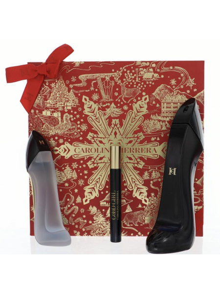 Carolina Herrera Good Girl Подарочный набор (парфюмированная вода 80 мл + миниатюра 10 мл + hair mist 30 мл)