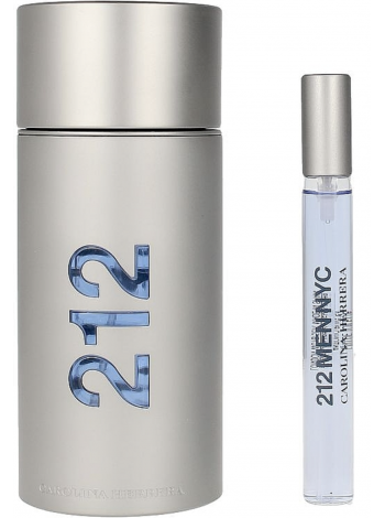 Carolina Herrera 212 Men Подарочный набор (туалетная вода 100 мл + миниатюра 10 мл)