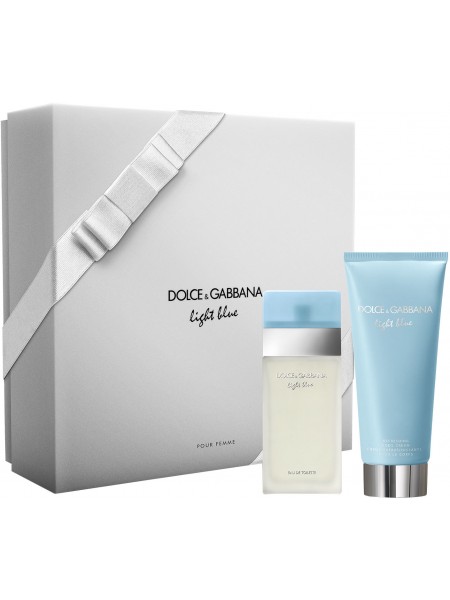 D&G Light Blue Подарочный набор (туалетная вода 50 мл + лосьон для тела 50 мл)