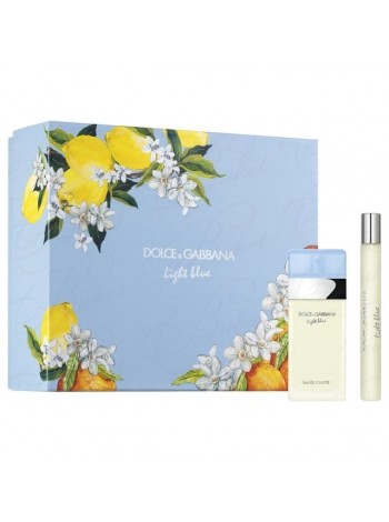 D&G Light Blue Подарочный набор (туалетная вода 25 мл + миниатюра 10 мл)
