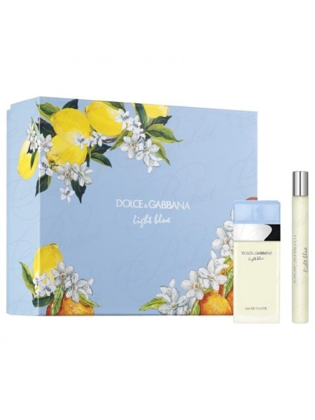 D&G Light Blue Подарочный набор (туалетная вода 25 мл + миниатюра 10 мл)