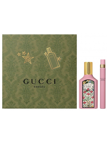 Flora by Gucci Gorgeous Gardenia Eau de Parfum Подарочный набор (парфюмированная вода 100 мл + миниатюра 10 мл)