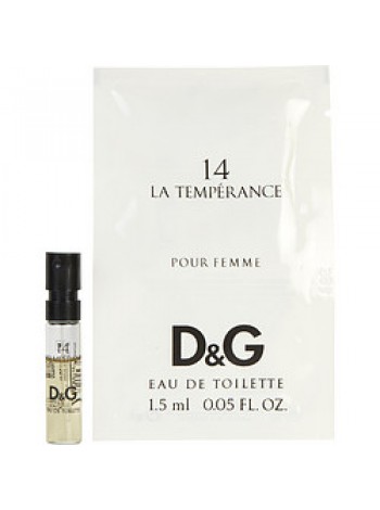 D&G Anthology La Temperance 14 пробник 1.5 мл