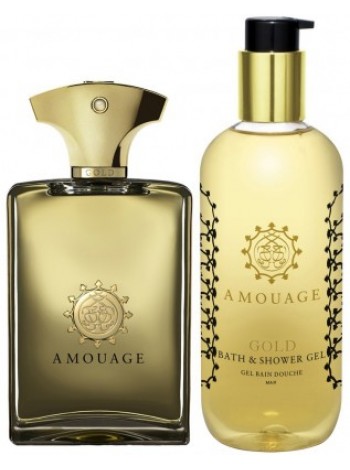 Amouage Gold Man Подарочный набор (парфюмированная вода 100 мл + гель для душа 300 мл)