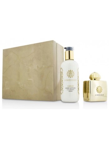 Amouage Gold for Women Подарочный набор (парфюмированная вода 100 мл + лосьон для тела 300 мл)