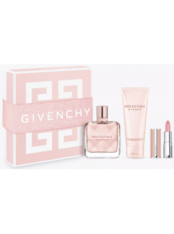 Givenchy Irresistible Eau de Parfum Подарочный набор (парфюмированная вода 50 мл + лосьон для тела 75 мл + помада)