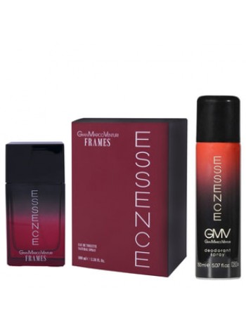 Gian Marco Venturi Frames Essence Подарочный набор (туалетная вода 100 мл + дезодорант спрей 150 мл)