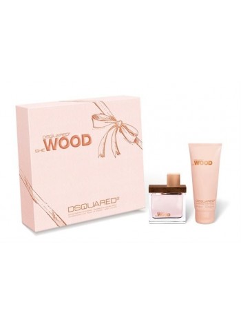 Dsquared2 She Wood Подарочный набор (парфюмированная вода 50 мл + лосьон для тела 100 мл)