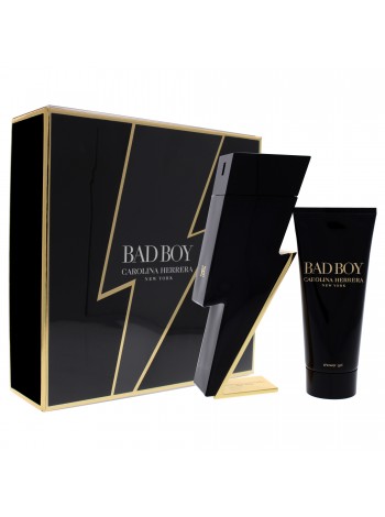 Carolina Herrera Bad Boy Подарочный набор (туалетная вода 100 мл + гель для душа 100 мл)