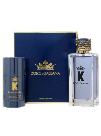 D&G K By Dolce&Gabbana Подарочный набор (туалетная вода 100 мл + стиковый дезодорант 75 мл)