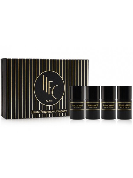 Haute Fragrance Company Travel Set Подарочный набор (Devil's Intrigue 15мл + Indian Venus 15мл + Sword Dancer 15мл + Red Iceberg 15мл)