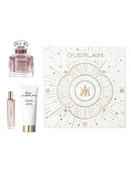 Guerlain Mon Guerlain Intense Подарочный набор (парфюмированная вода 50 мл + миниатюра 10 мл + лосьон для тела 75 мл)
