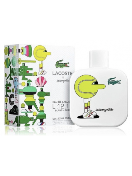 Eau de Lacoste L.12.12: Blanc Pure Collector Edition x Jeremyville туалетная вода 50 мл