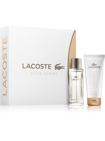 Lacoste Pour Femme Подарочный набор (парфюмированная вода 50 мл + лосьон для тела 100 мл)