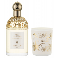 Guerlain Aqua Allegoria Mandarine Basilic Подарочный набор (туалетная вода 125 мл + свеча 75г)