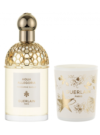Guerlain Aqua Allegoria Mandarine Basilic Подарочный набор (туалетная вода 125 мл + свеча 75г)
