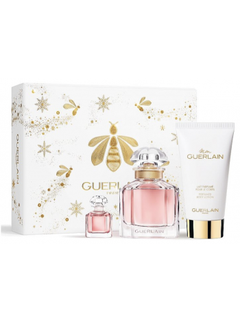 Guerlain Mon Guerlain Подарочный набор (парфюмированная вода 50 мл + лосьон для тела 75 мл + миниатюра 5 мл)