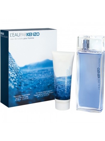 Kenzo L'eau par Pour Homme Подарочный набор (туалетная вода 100 мл + гель для душа 75 мл)