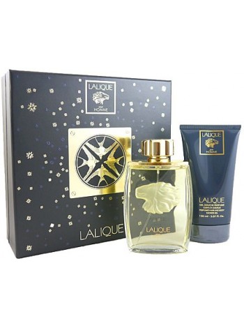 Lalique Pour Homme Lion Подарочный набор (парфюмированная вода 125 мл + гель для душа 100 мл)