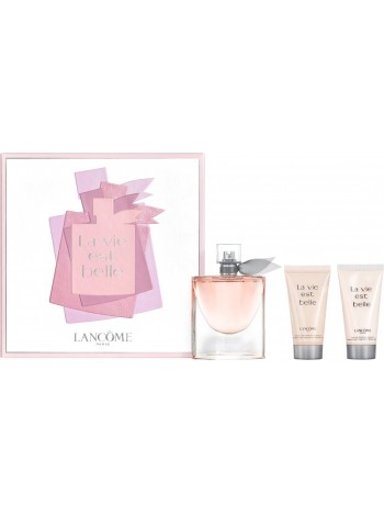 Lancome La Vie Est Belle Подарочный набор (парфюмированная вода 75 мл + лосьон для тела 50 мл + гель для душа 50 мл)
