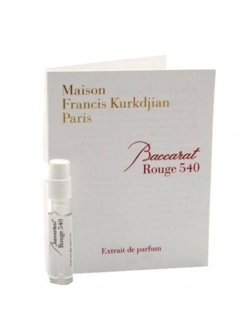 Maison Francis Kurkdjian Baccarat Rouge 540 Extrait de Parfum пробник 2 мл