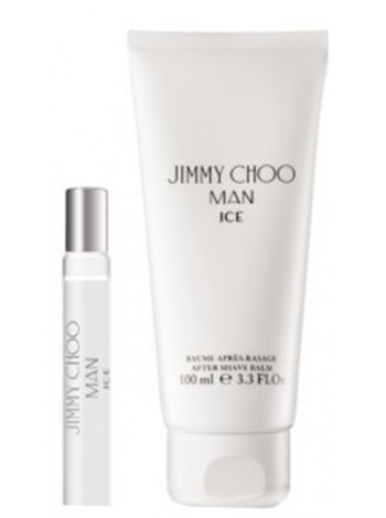 Jimmy Choo Man Ice Подарочный набор (миниатюра 7.5 мл + бальзам после бритья 50 мл)