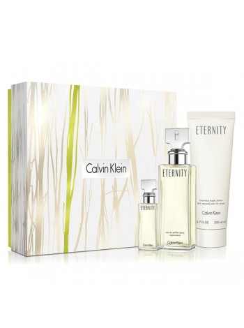 Calvin Klein Eternity for Women Подарочный набор (парфюмированная вода 100 мл + миниатюра 10 мл + лосьон для тела 200 мл)