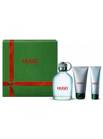 Hugo Boss Hugo Man Подарочный набор (туалетная вода 125 мл + лосьон после бритья 75 мл + гель для душа 50 мл)