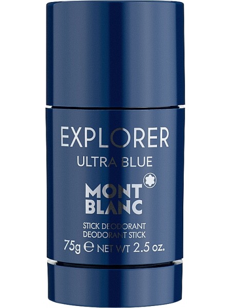Montblanc Explorer Ultra Blue стиковый дезодорант 75 мл