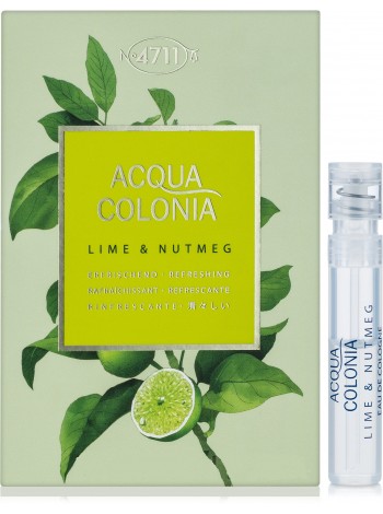 Maurer & Wirtz 4711 Acqua Colonia Lime & Nutmeg пробник 1 мл